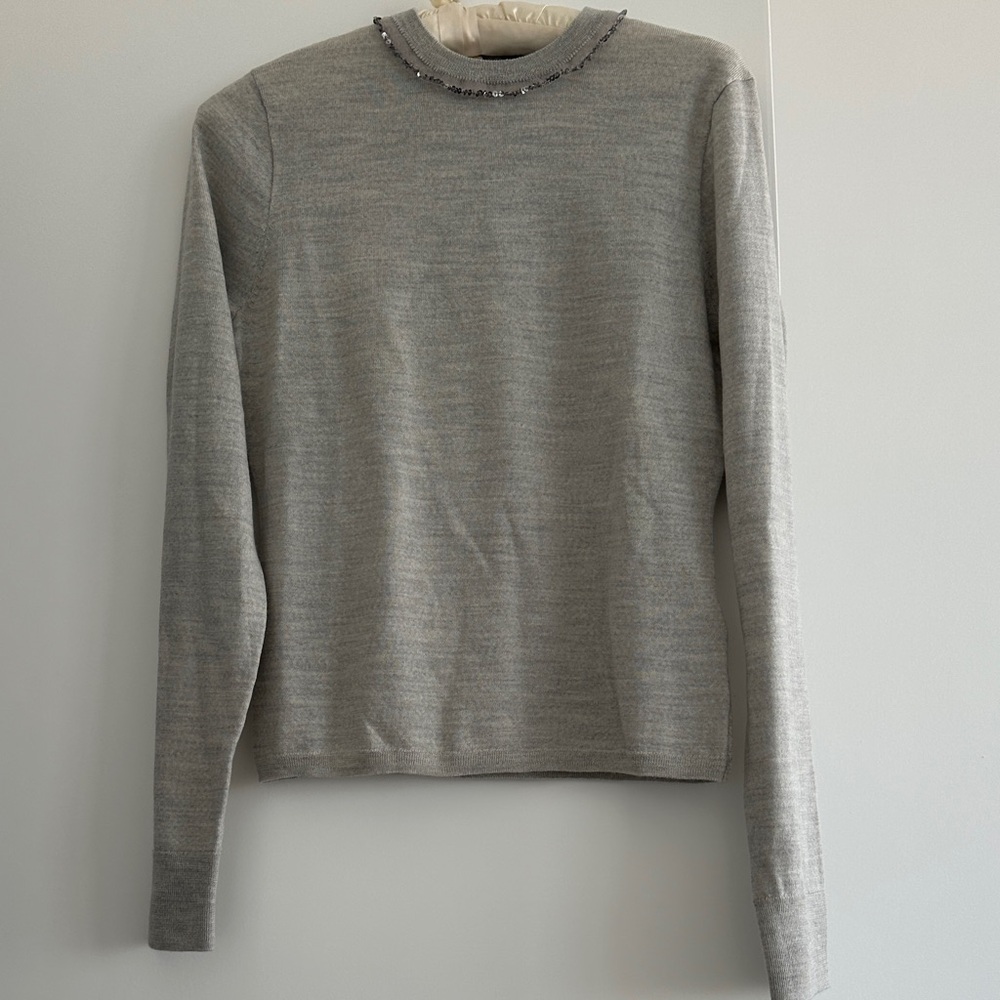 J. Crew Factory Light Gray Women's Sweater